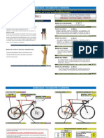 Plantilla de Tallaje Bicicletas MTB y Carretera