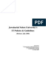 JNU ITpolicy