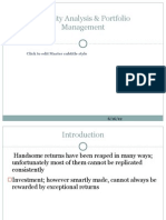 Security Analysis Introduction