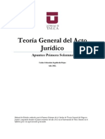 Apunte "Informal" para La Primera Solemne de Teoría General Del Negocio Jurídico