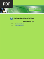 ZyWALL IPSec VPN Client Release Note 3.0.204.61.71