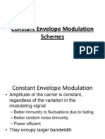 Constant Envelope Modulation Techniques