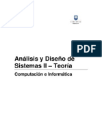 Analisis y Diseño de Sistemas II Teoria