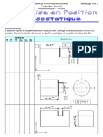 Exercices Sur La Mise en Position Isostatique