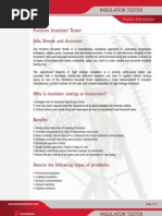 Positron Insulator Tester