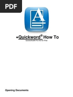 Quickword How To