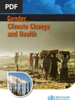 WHO Gender Climate Change and Health