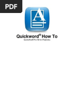 Quickword How To: Quickoffice® Pro HD For Ipadjmoku