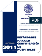 Estandares para Cert Hospitales 2011