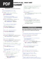 Cheat Sheet - Desarrollo Con PHP