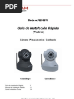 Camara IP FI8918W Guia de Instalacion Rapida para Windows