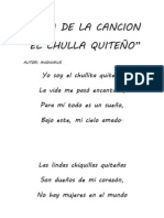 Letra de La Cancion