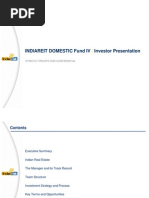 Indiareit Domestic Fund IV Presentation