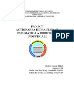 Actionarea Pneumatica A Robotilor Industriali Proiect