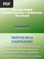 1taller Sobre Clarificacion de Jugo