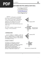 Transistores de Polarizacion Fija