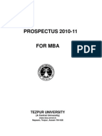 Prospectus MBA 2010