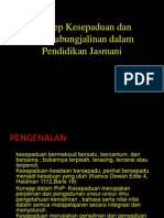 Konsep Kesepaduan Dan Penggabungjalinan Dalam Pendidikan Jasmani