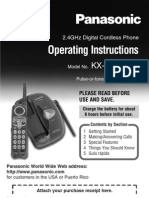 Operating Instructions: KX-TG2208B