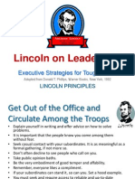 Lincoln On Leadership - Summary