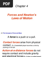 Forces and Newton's Laws of Motion