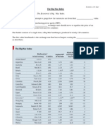 Lecture Notes - Big Mac Index