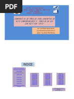 Comparativa Precios Directos Concreto y Aditivos 2012