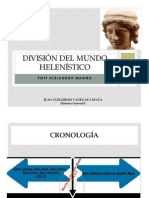 Unidad 7 División Del Mundo Helenístico Juan Guillermo Vanegas Zapata