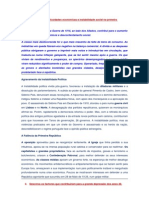 Caracterize As Dificuldades Económicas e Instabilidade Social Na Primeira República