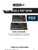 POD HD300 Advanced Guide - Spanish (Rev A)