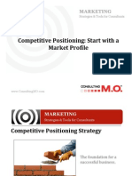 Competitive Positioning - Profile Your Market