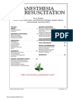 Anesthesia and Resuscitation