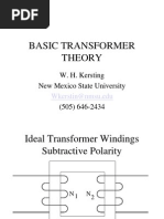 Basic Transformer Theory: W. H. Kersting New Mexico State University