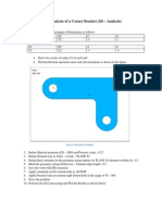 Static Analysis of A Corner Bracket