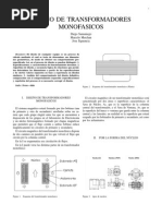 Diseño de Transformadores Monofasicos