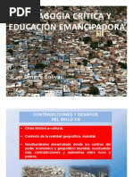 Pedagogía Crítica y Educación Emancipadora