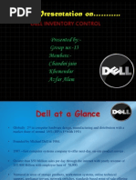 A Presentation On Dell Inventory Control