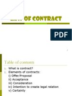 Law 0f Contract