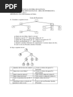 Exercicios Estruturas de Dados - Arvores