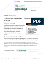 Millennials - Confident. Connected. Open To Change - Pew Social &amp Demographic Trends