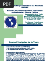 Presentación: Educación Liberal y Educación Conservadora en Panamá: Una Aproximación Crítica (1903-1953) .