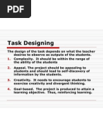 Task Designing