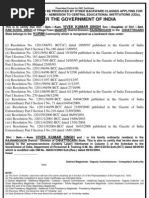 Cast Certificate Formate Central Govt Format - 3 Obc Certificate