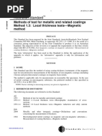 As 2331.1.3-2001 Methods of Test For Metallic and Related Coatings Local Thickness Tests - Magnetic Method