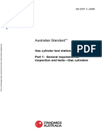 As 2337.1-2004 Gas Cylinder Test Stations General Requirements Inspection and Tests - Gas Cylinders