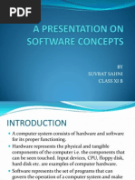 A Presentation On Software Concepts