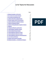 Principles of Business Economics - GuidanceNotes