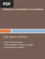 Module 4 - Financial Environment of Business