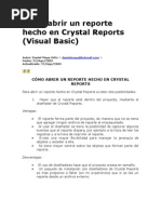 Crystal Reports