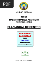 Plan Anual Del Centro 2008-09